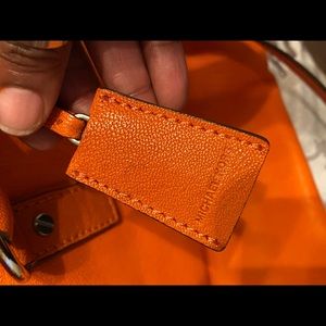 Large orange Michael Kors Tote Bag
